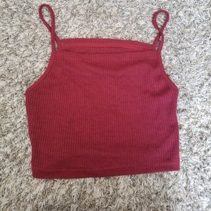 Red Crop Top